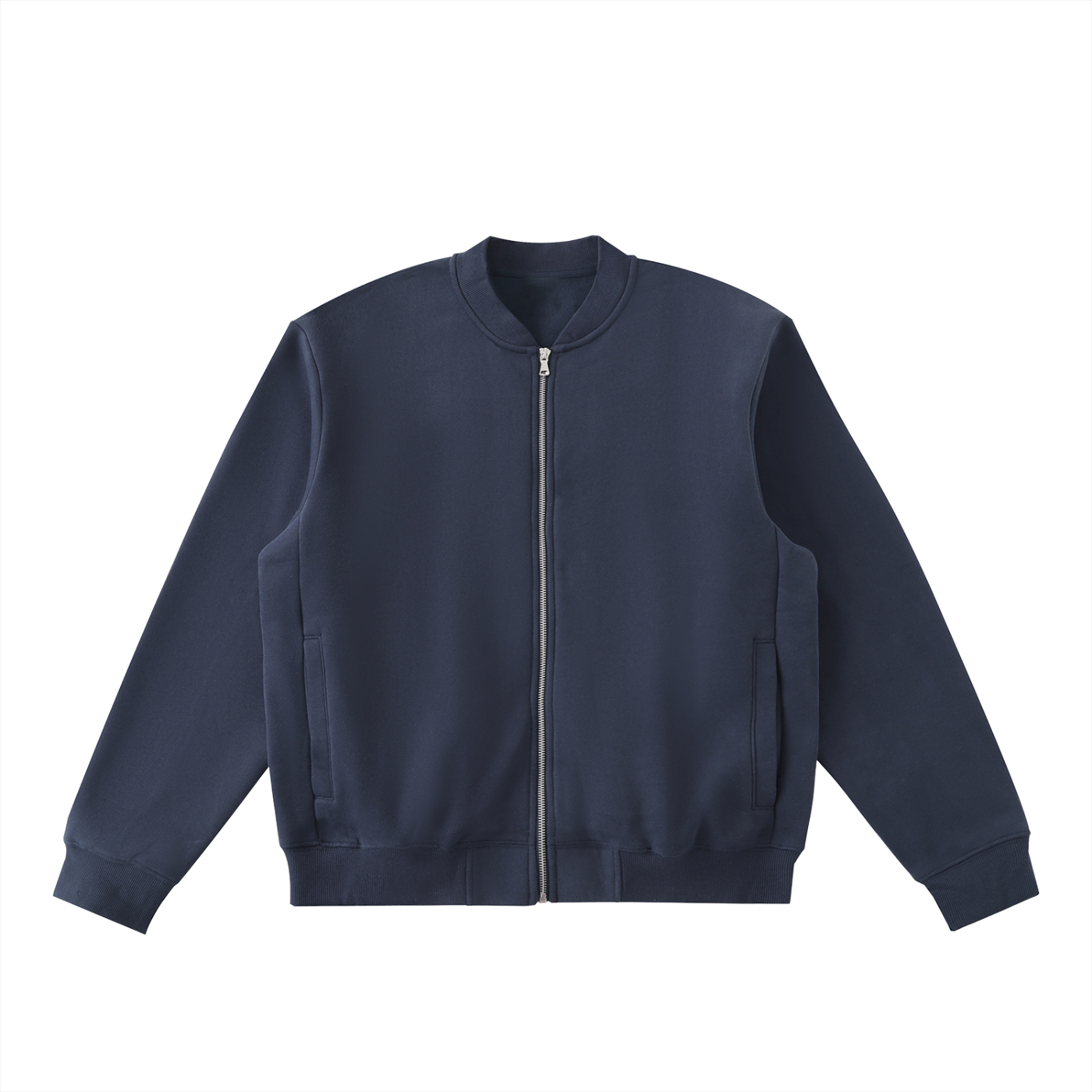 Aes Avera Essential Zip-Up Fleeced Varsity Jacket