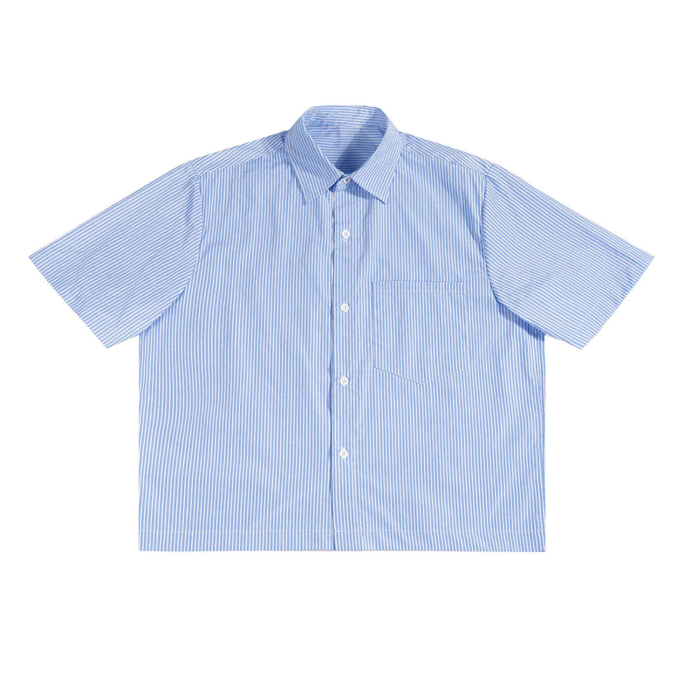 Aes Avera Oversized Vertical Stripe Boxy Shirt