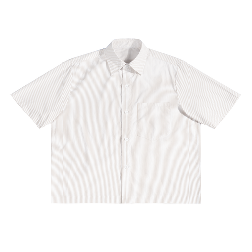 Aes Avera Oversized Vertical Stripe Boxy Shirt