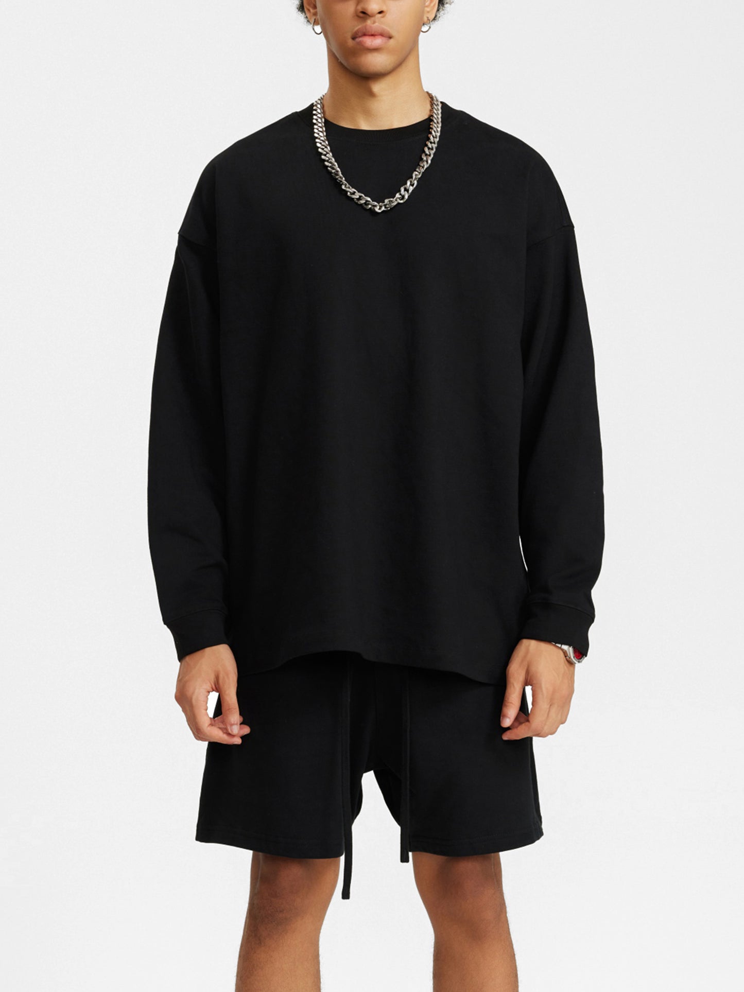 Aes Avera Streetwear Unisex Cotton Long Sleeve Tee