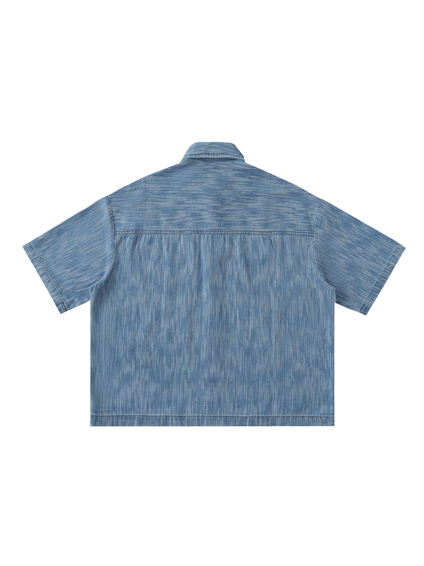 Aes Avera Distressed Wash Short-Sleeve Shirt