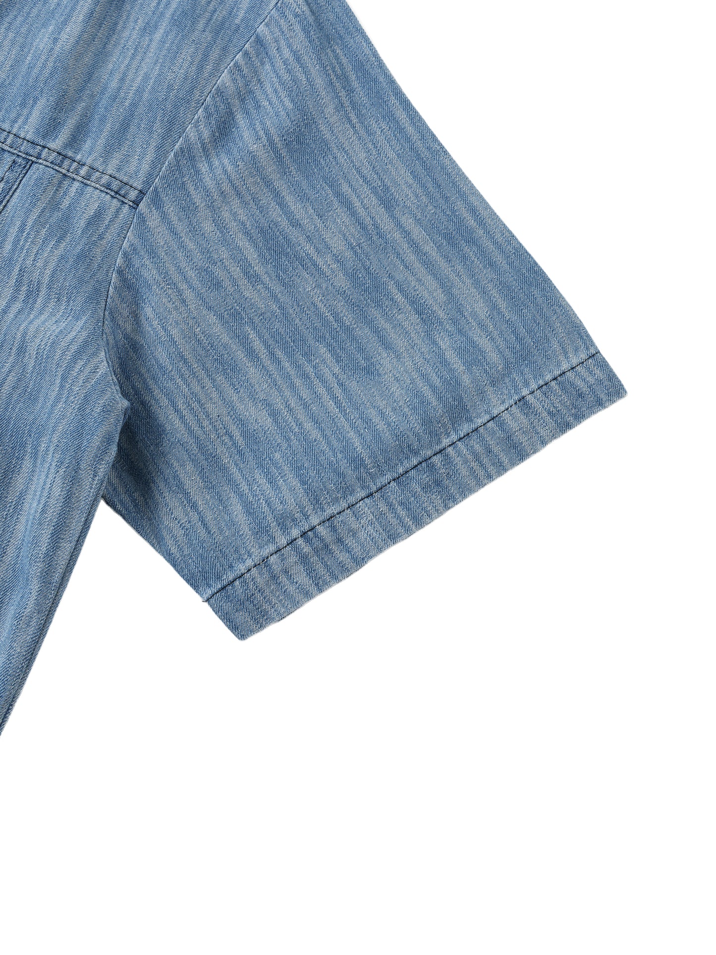 Aes Avera Distressed Wash Short-Sleeve Shirt