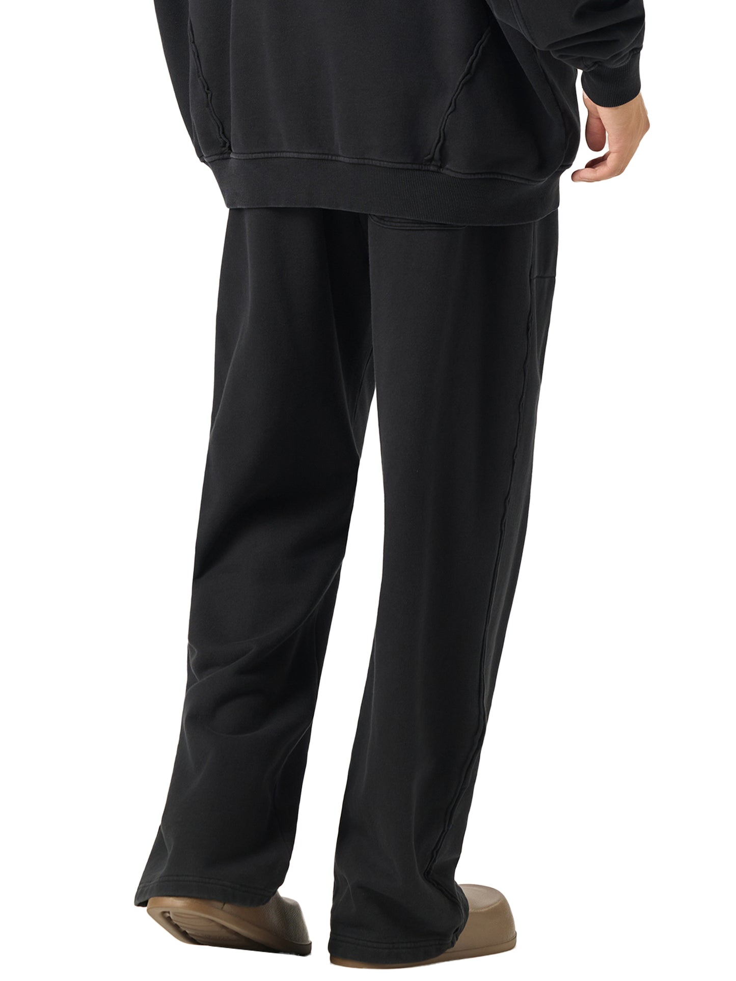 Aes Avera Raw-Seam Enzyme Washed Sweatpants