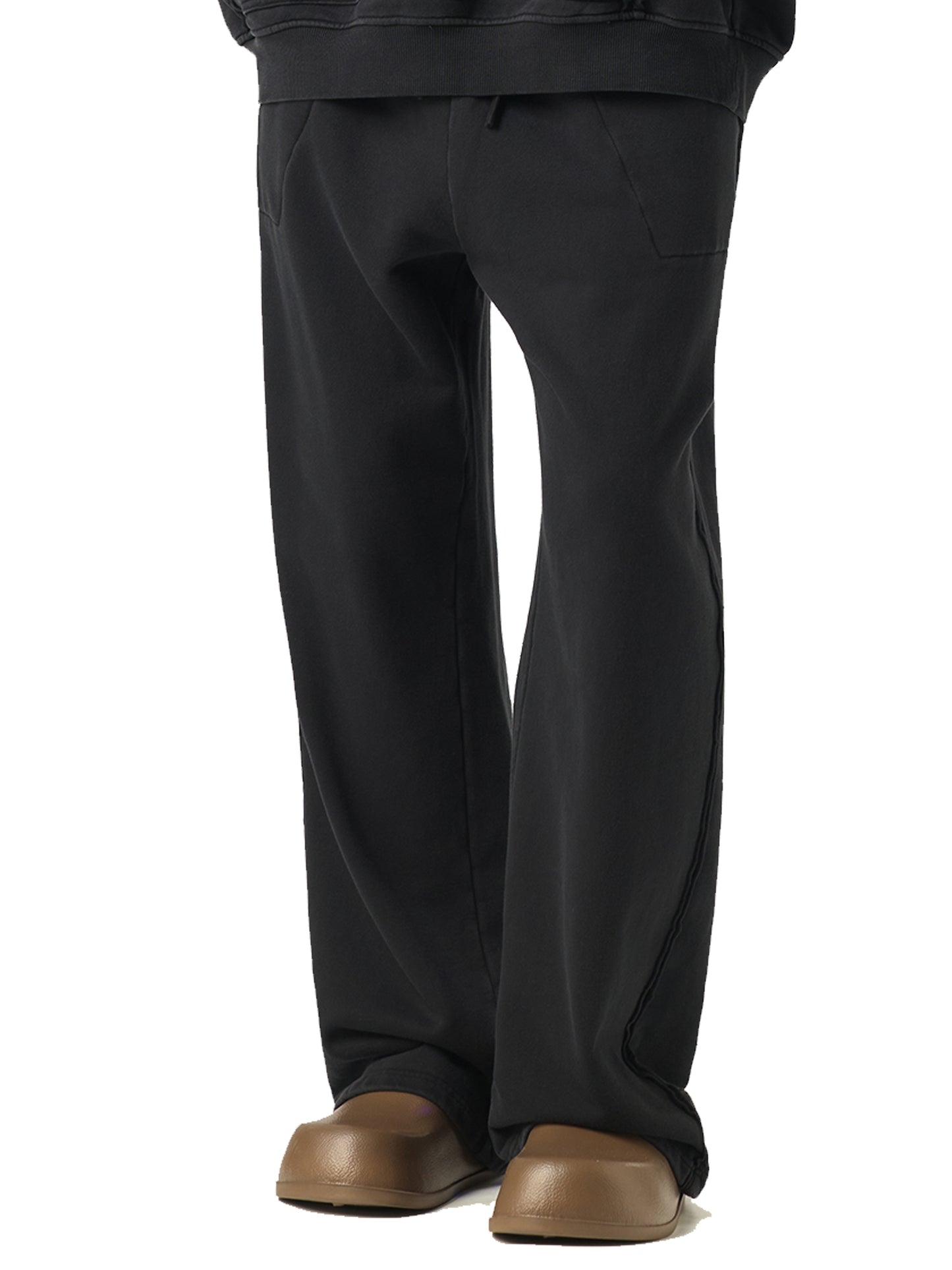 Aes Avera Raw-Seam Enzyme Washed Sweatpants