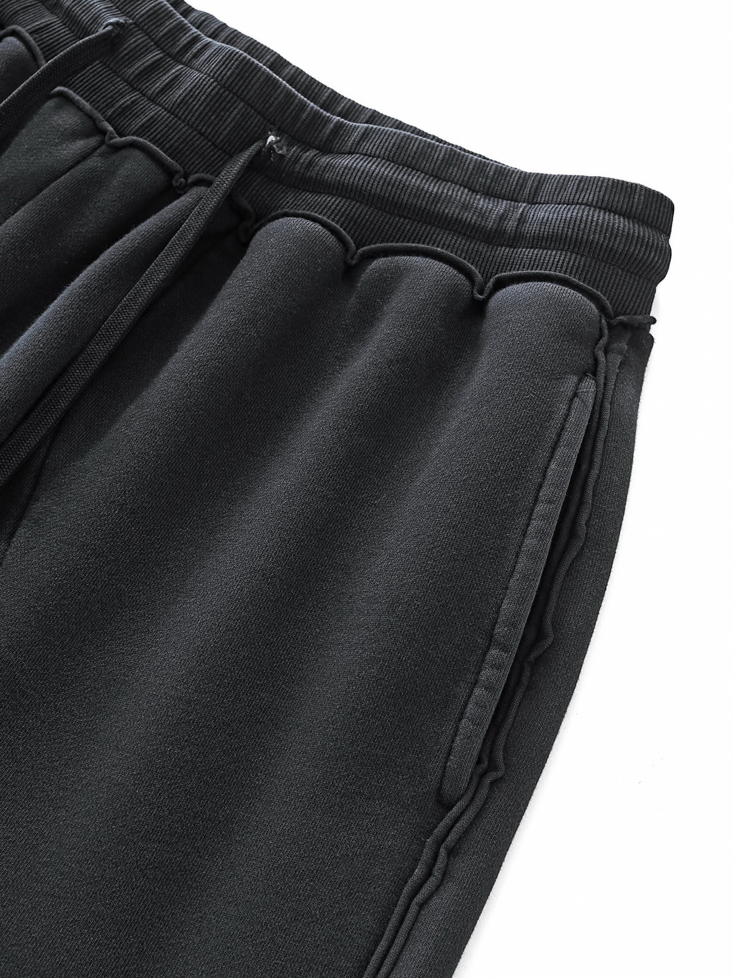 Aes Avera Raw-Seam Enzyme Washed Sweatpants