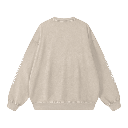 Aes Avera Essentials Snow Washed Oversized Sweatshirt
