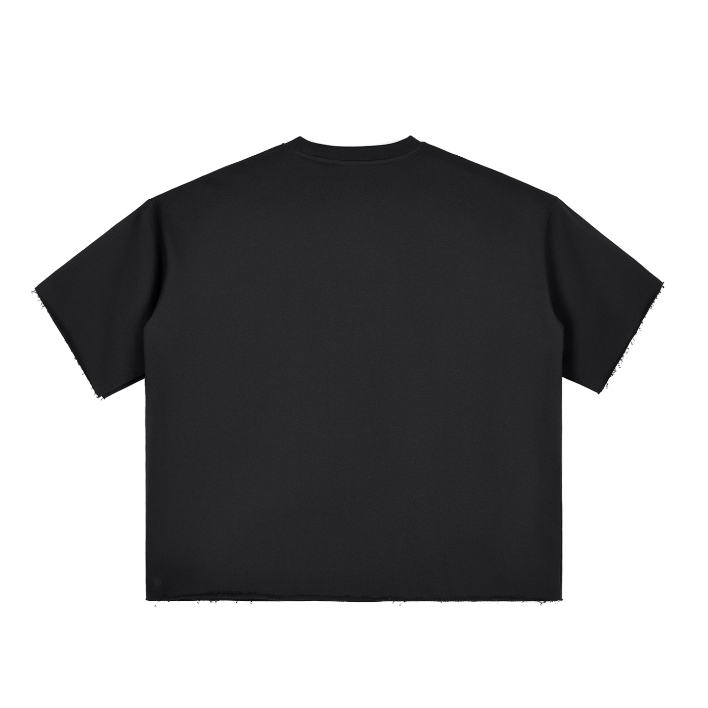 Aes Avera Boxy Half-Sleeve Raw-Edge T-Shirt