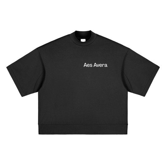 Aes Avera Heavyweight Oversized Mock Neck T-shirt