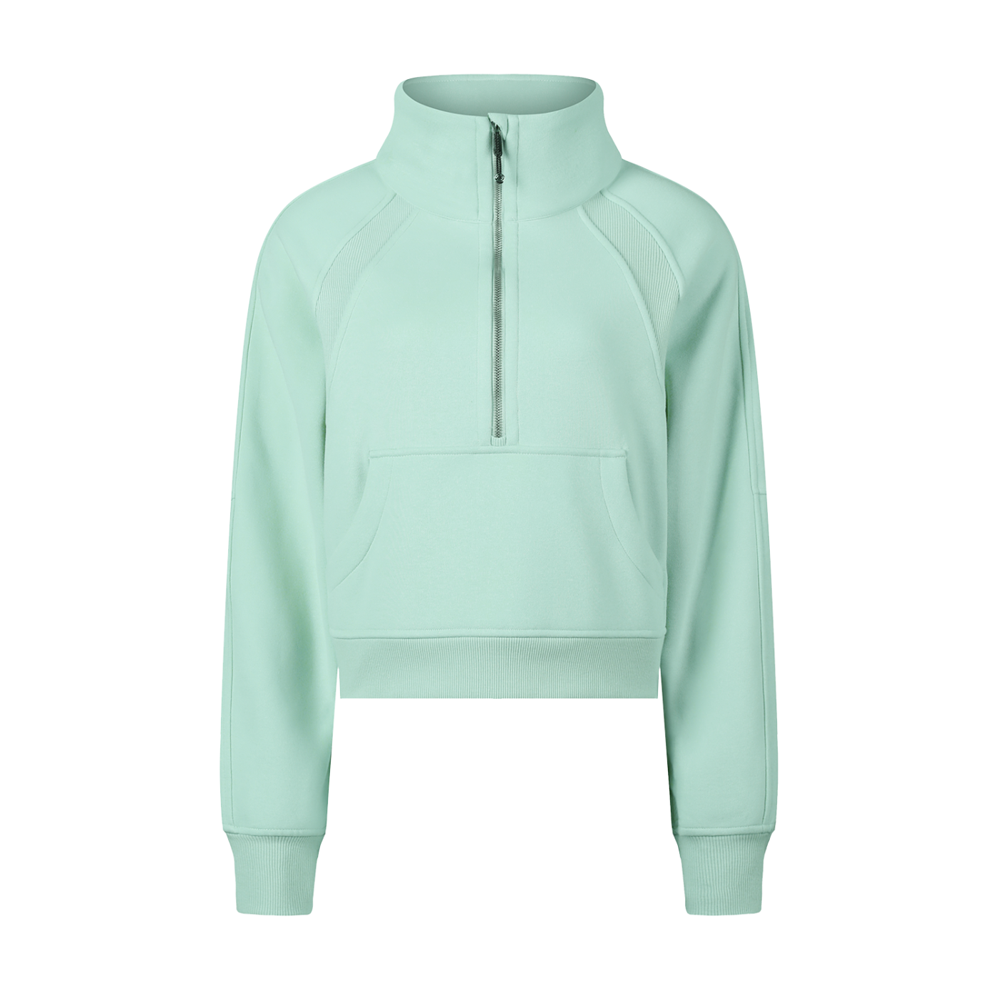 Aes Avera Cropped Half-Zip Sweatshirt