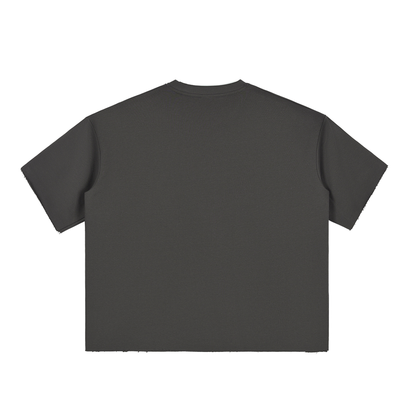 Aes Avera Boxy Half-Sleeve Raw-Edge T-Shirt