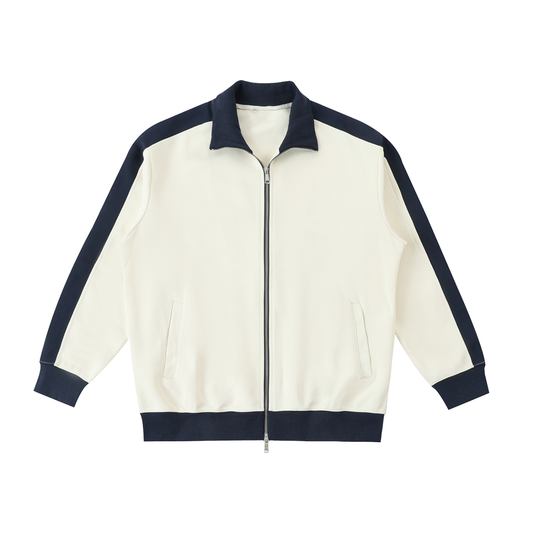 Aes Avera Contrast Trim Stand Collar Jacket