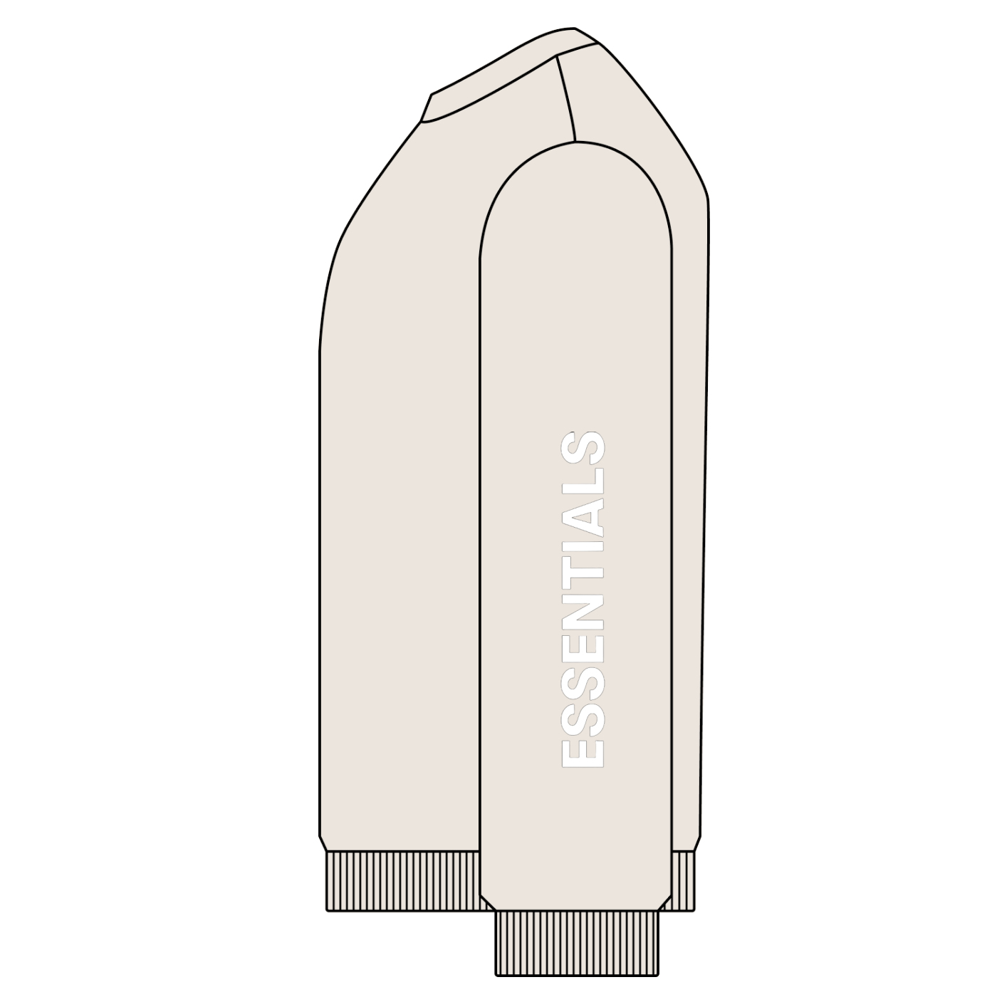 Aes Avera Essentials Snow Washed Oversized Sweatshirt