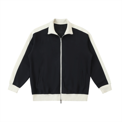 Aes Avera Contrast Trim Stand Collar Jacket