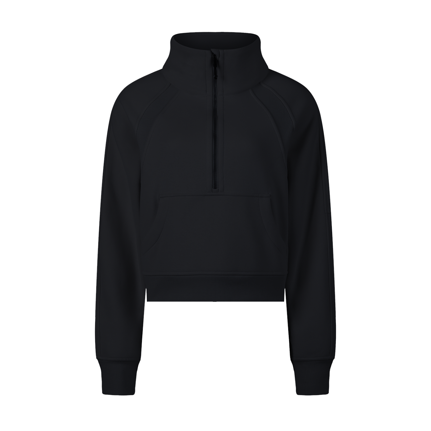 Aes Avera Cropped Half-Zip Sweatshirt