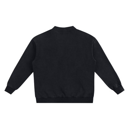 Aes Avera Snow Washed Sweat Cardigan