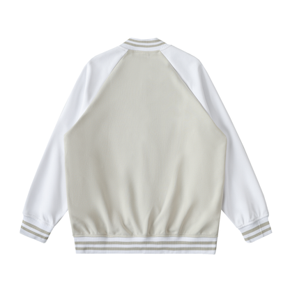 Aes Avera Two Tone Raglan Sleeve Varsity Jacket