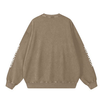 Aes Avera Essentials Snow Washed Oversized Sweatshirt