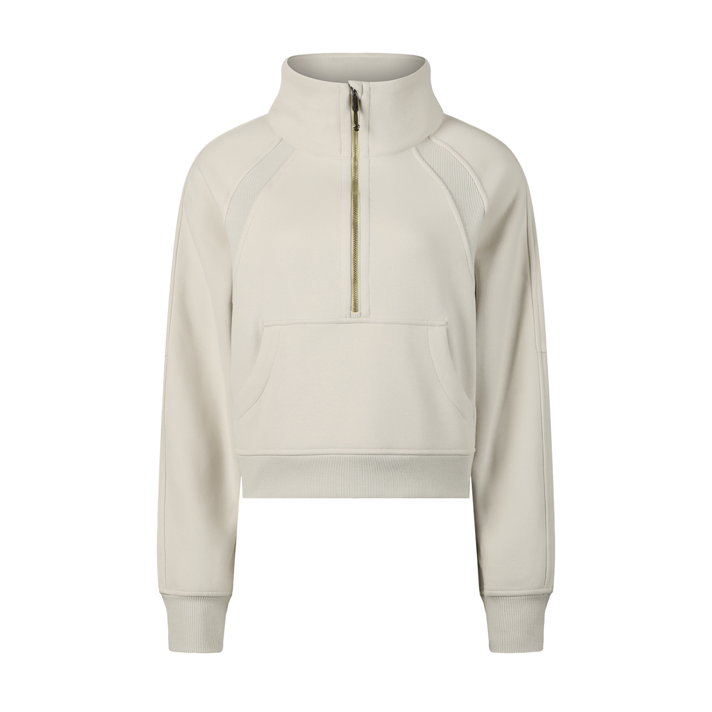 Aes Avera Cropped Half-Zip Sweatshirt