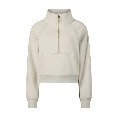 Aes Avera Cropped Half-Zip Sweatshirt