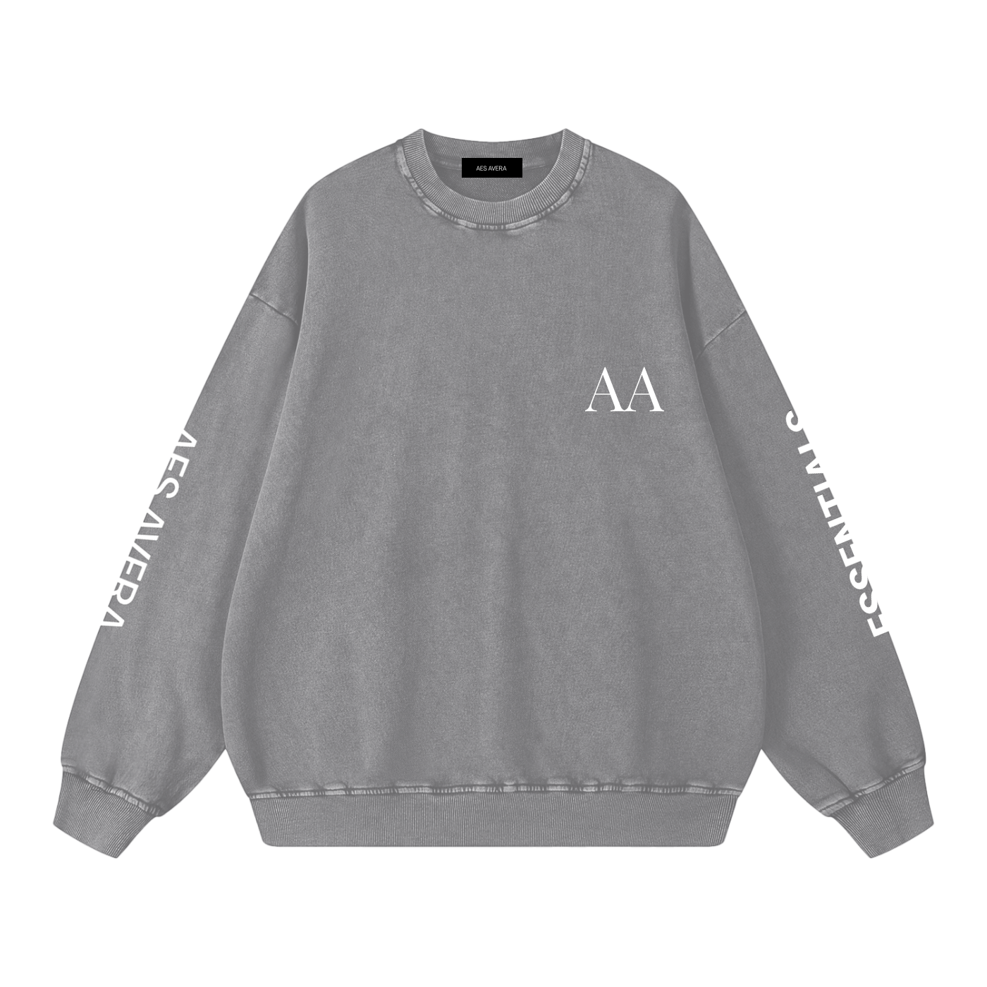 Aes Avera Essentials Snow Washed Oversized Sweatshirt