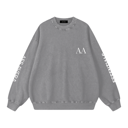 Aes Avera Essentials Snow Washed Oversized Sweatshirt