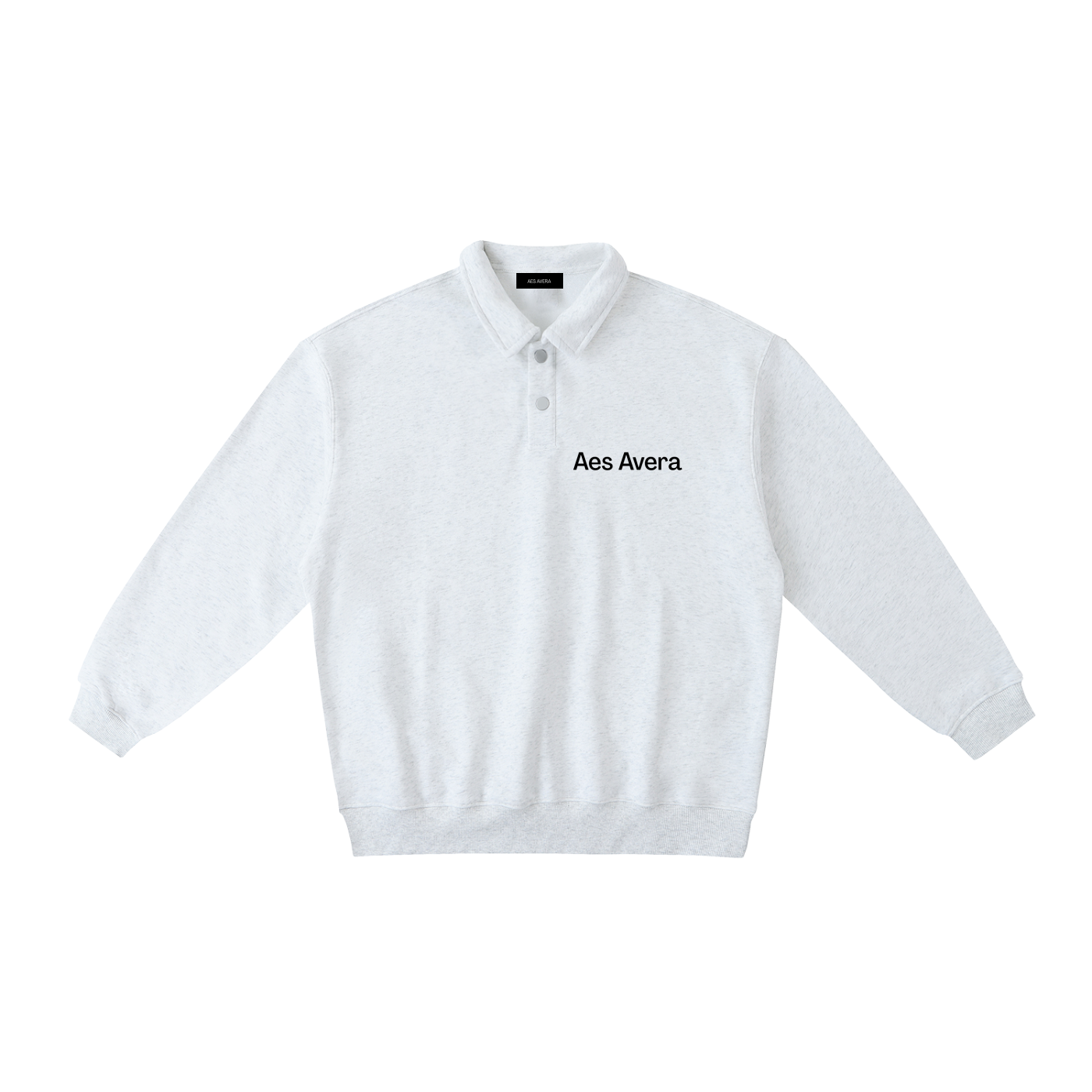 Heavyweight Polo-Collar Sweatshirt
