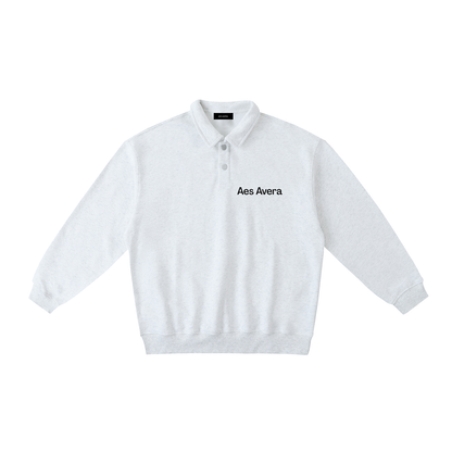 Heavyweight Polo-Collar Sweatshirt