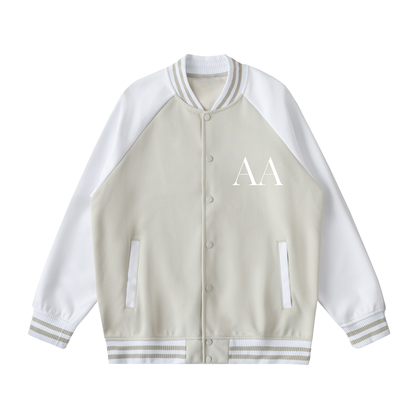 Aes Avera Two Tone Raglan Sleeve Varsity Jacket