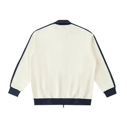 Aes Avera Contrast Trim Stand Collar Jacket