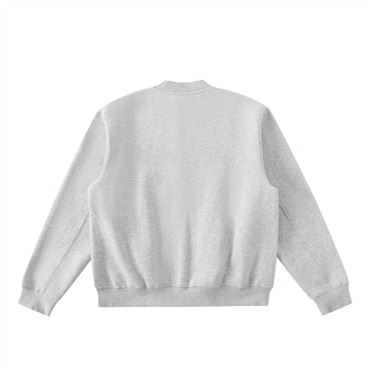 Aes Avera Essential Zip-Up Fleeced Varsity Jacket