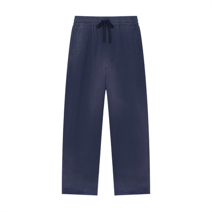 Aes Avera Sun Fade Raw Edge Straight-Leg Sweatpants