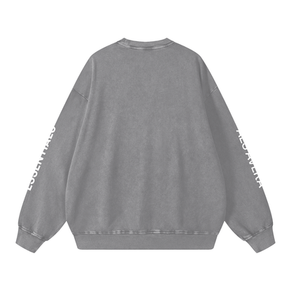 Aes Avera Essentials Snow Washed Oversized Sweatshirt