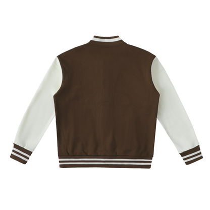 Aes Avera Two-Tone Fleeced Varsity Jacket