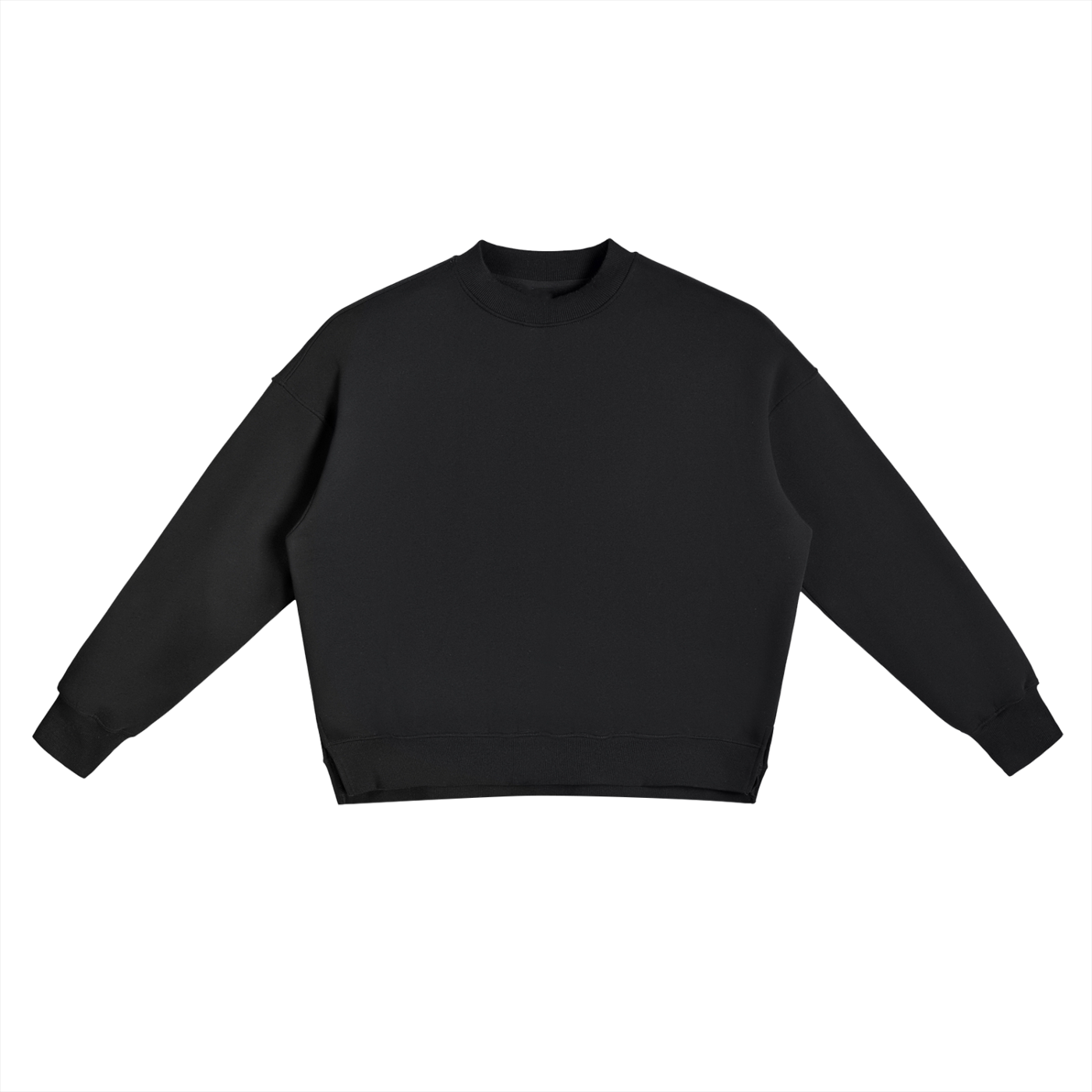 Aes Avera Silent Fleece Side Slit Crewneck Sweatshirt