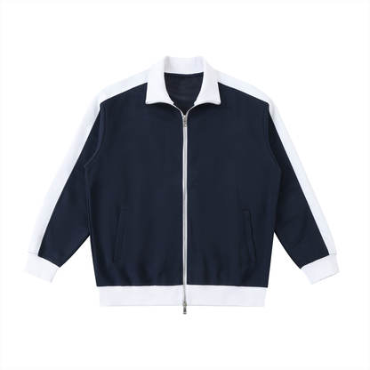 Aes Avera Contrast Trim Stand Collar Jacket