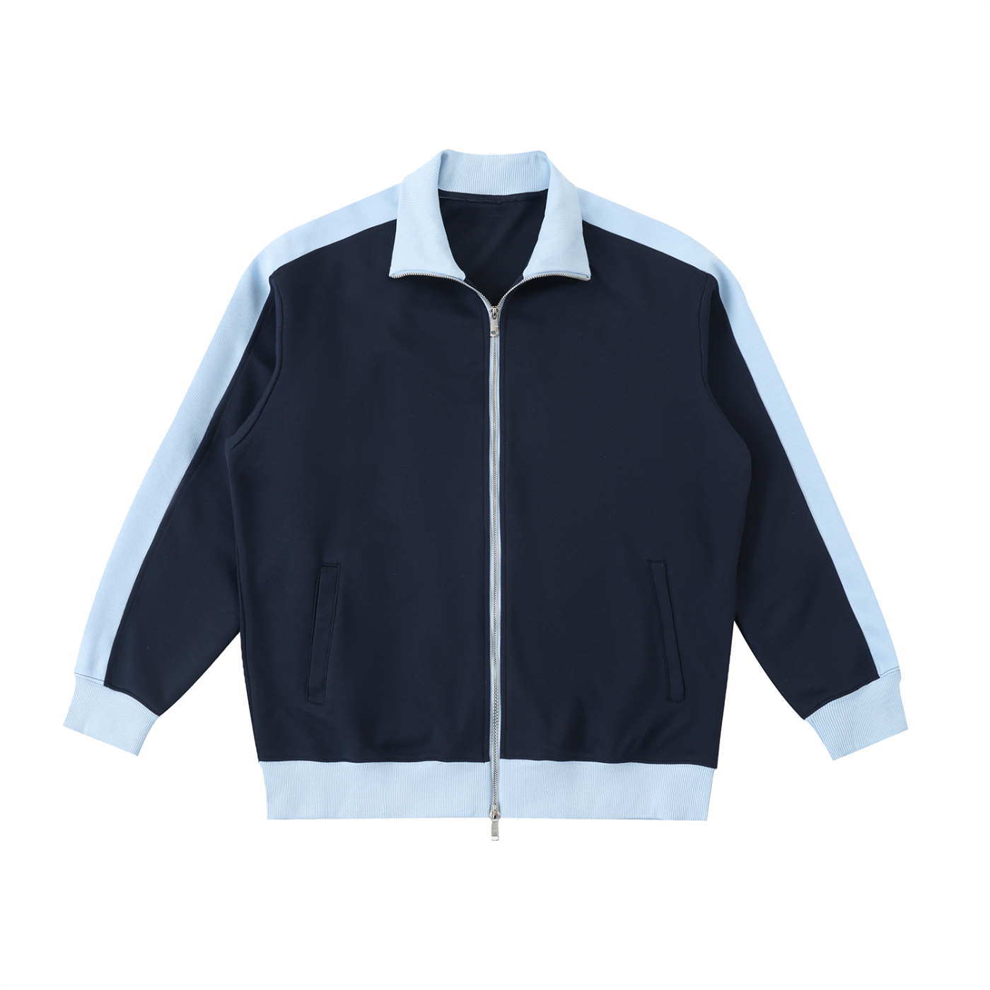 Aes Avera Contrast Trim Stand Collar Jacket