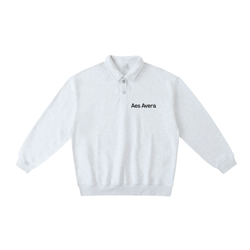 Aes Avera Heavyweight Polo-Collar Sweatshirt