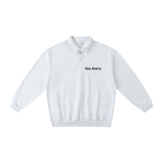 Aes Avera Heavyweight Polo-Collar Sweatshirt