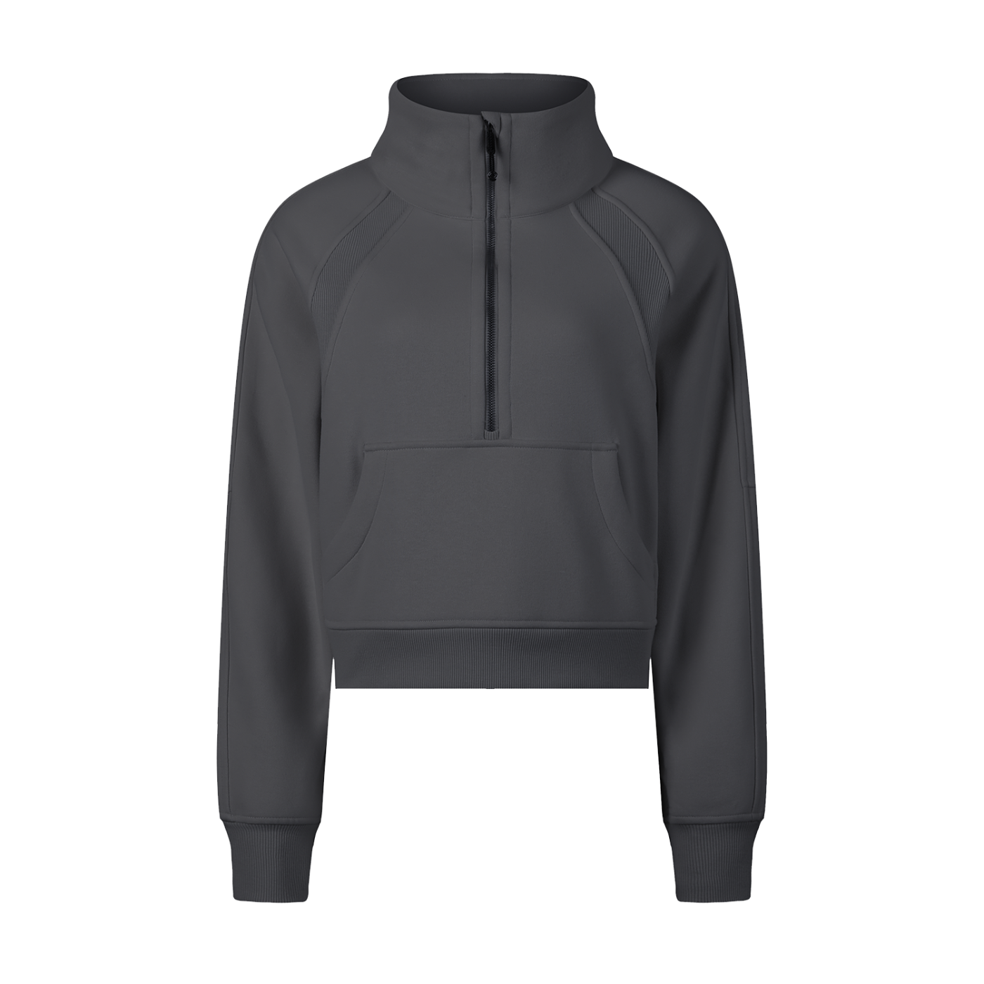 Aes Avera Cropped Half-Zip Sweatshirt