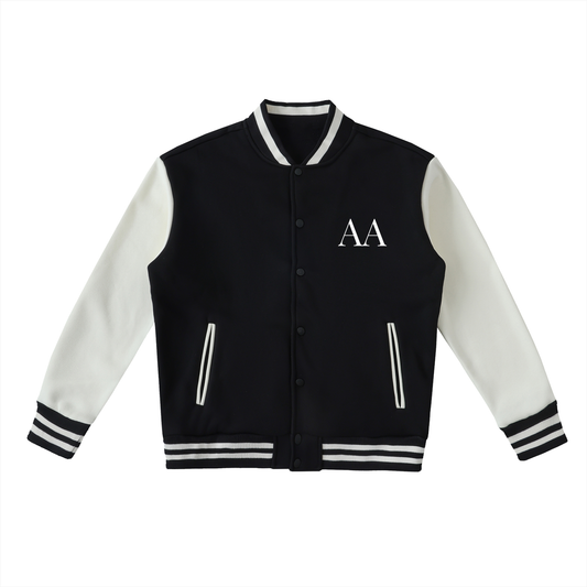Aes Avera Two-Tone Fleeced Varsity Jacket