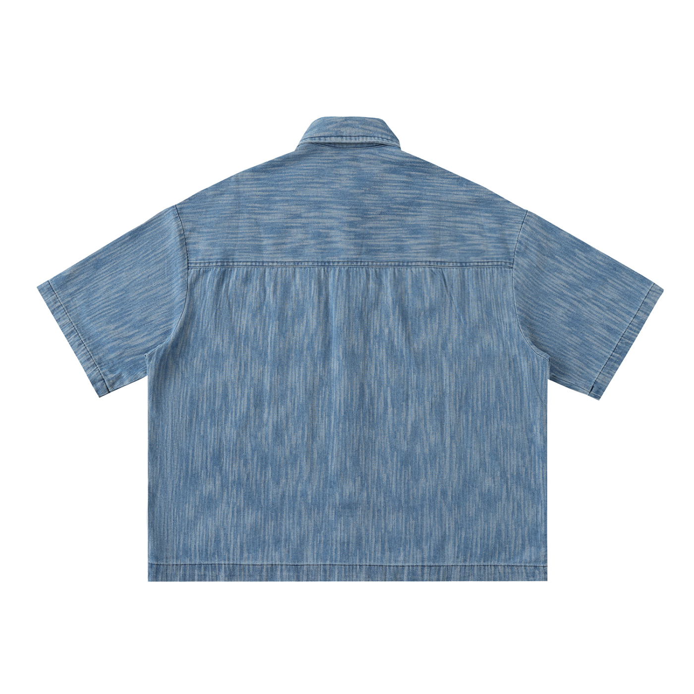 Aes Avera Distressed Wash Short-Sleeve Shirt