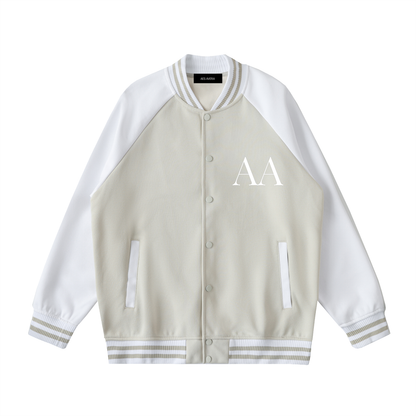 Aes Avera Two Tone Raglan Sleeve Varsity Jacket
