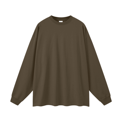 Aes Avera Streetwear Unisex Cotton Long Sleeve Tee