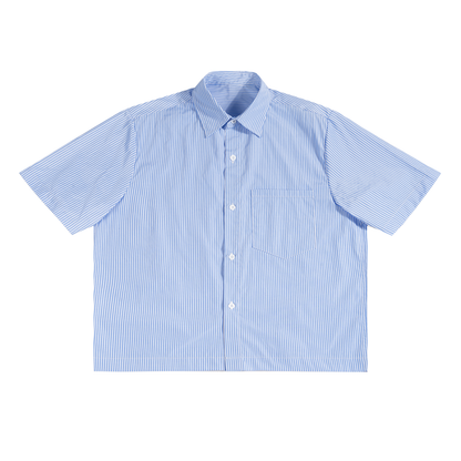 Aes Avera Oversized Vertical Stripe Boxy Shirt