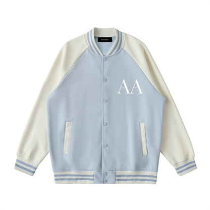 Aes Avera Two Tone Raglan Sleeve Varsity Jacket