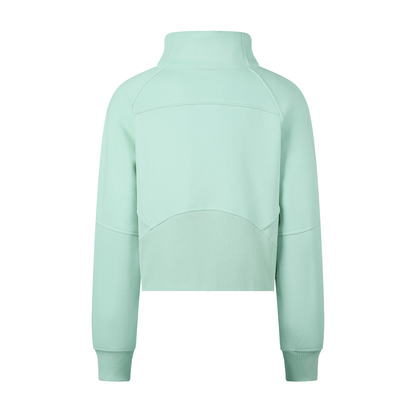 Aes Avera Cropped Half-Zip Sweatshirt