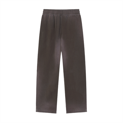 Aes Avera Sun Fade Raw Edge Straight-Leg Sweatpants