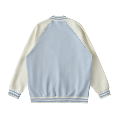 Aes Avera Two Tone Raglan Sleeve Varsity Jacket