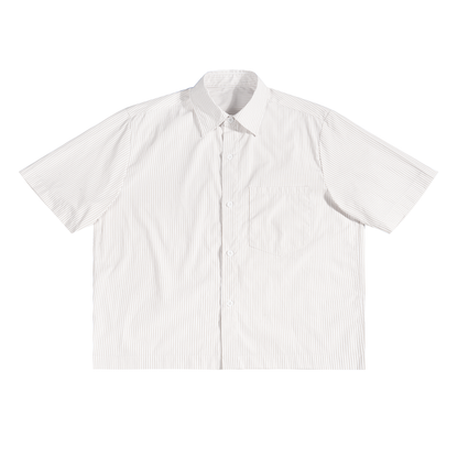 Aes Avera Oversized Vertical Stripe Boxy Shirt