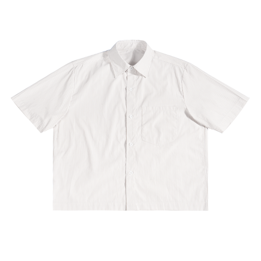 Aes Avera Oversized Vertical Stripe Boxy Shirt